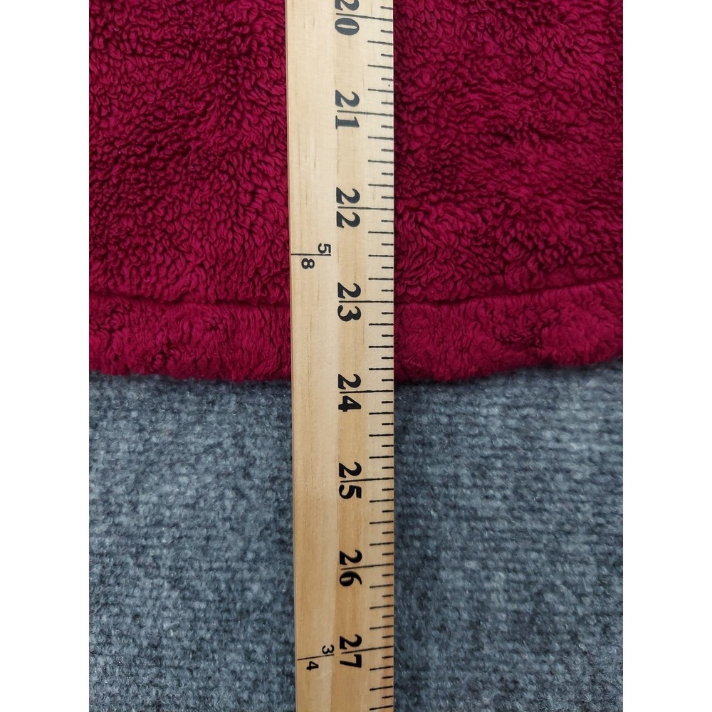 North Face Fleece Jacket Womens Small Pink Gold Logo High Pile Full Zip Outdoor - Picture 10 of 13